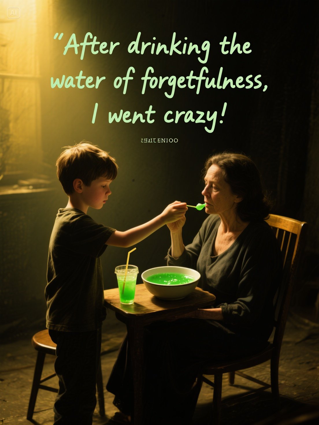 After drinking the water of forgetfulness, I went crazy