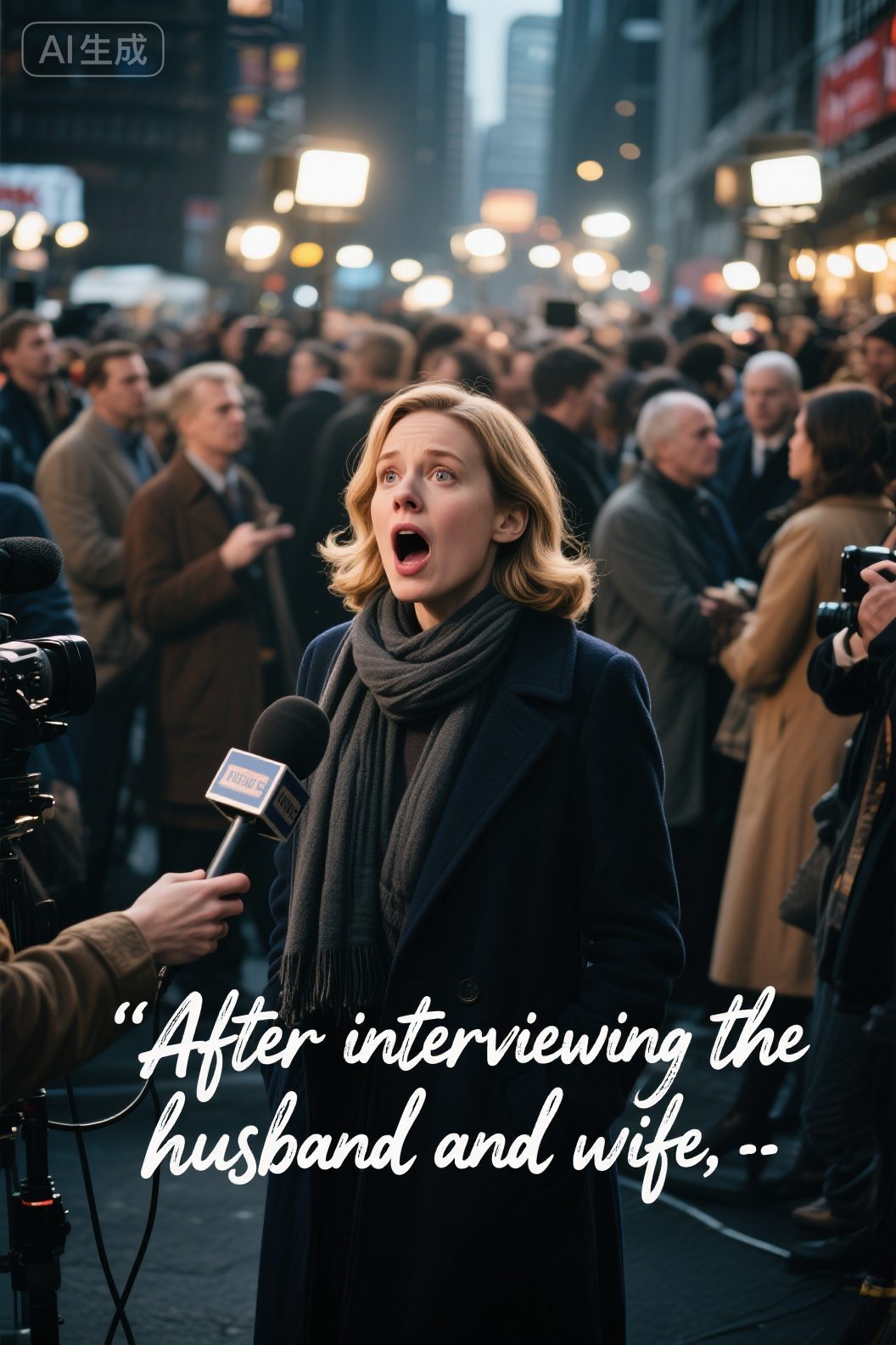After interviewing the husband and wife, I went on a killing spree