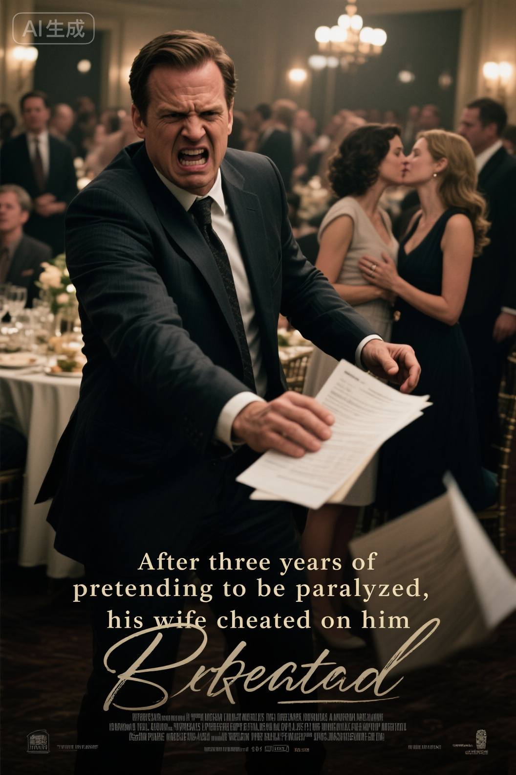 After three years of pretending to be paralyzed, his wife cheated on him