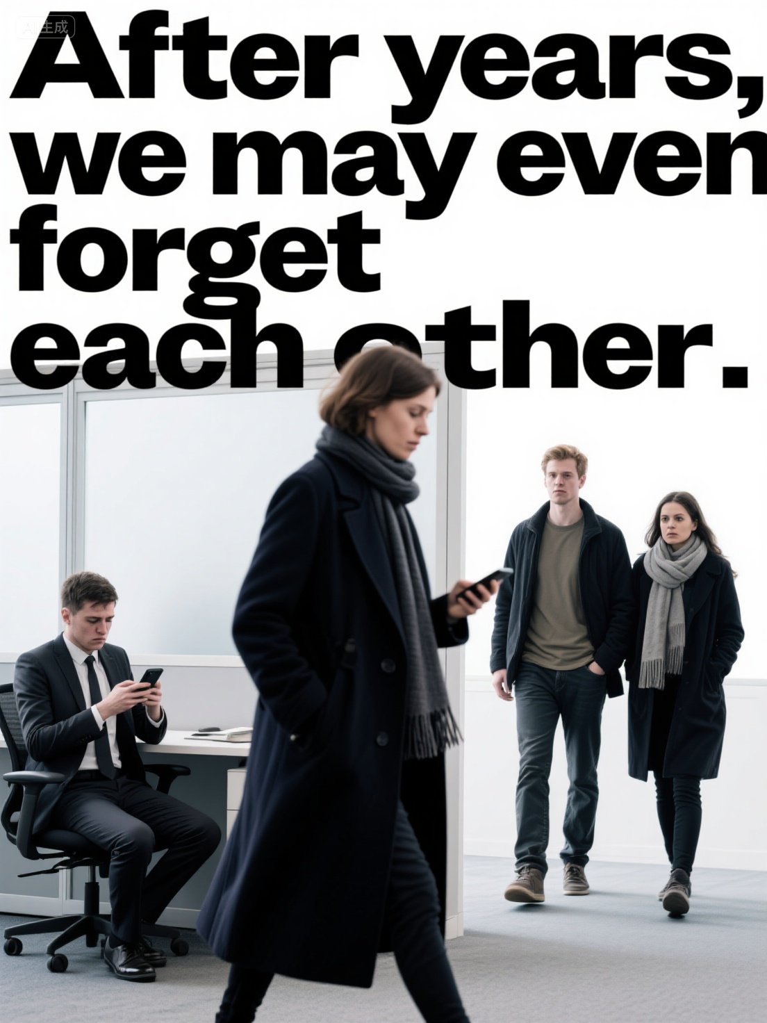 After years, we may even forget each other
