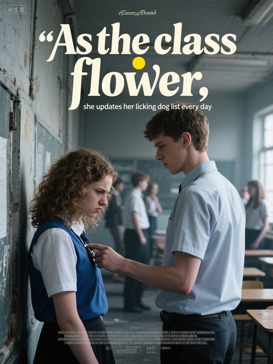 As the class flower, she updates her licking dog list every day