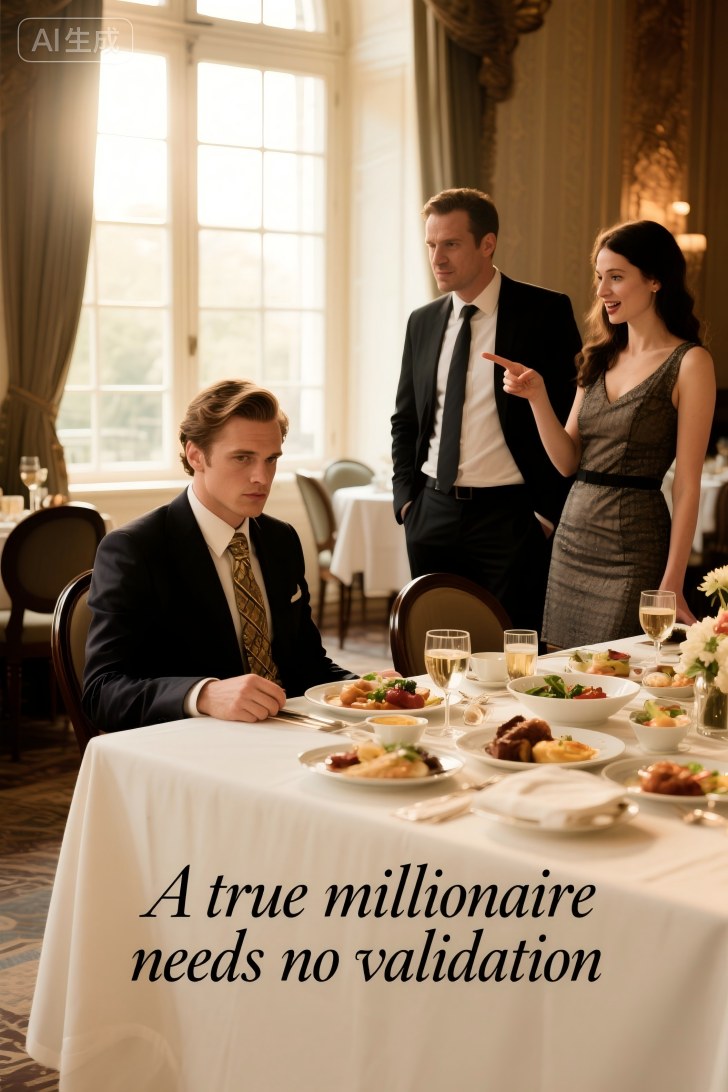 A true millionaire needs no validation