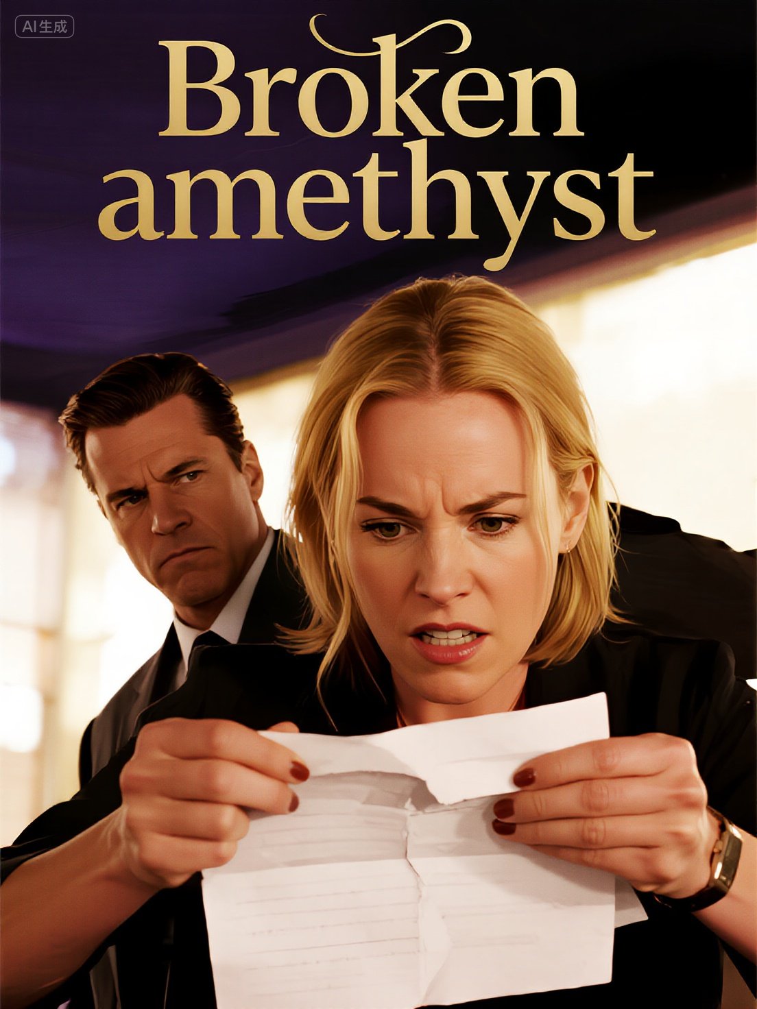 Broken amethyst