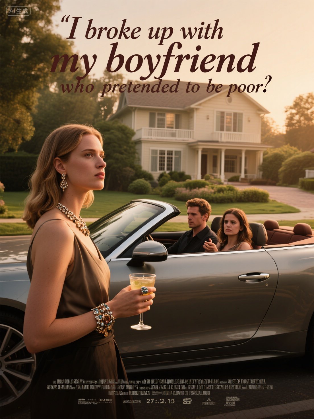 I broke up with my boyfriend who pretended to be poor