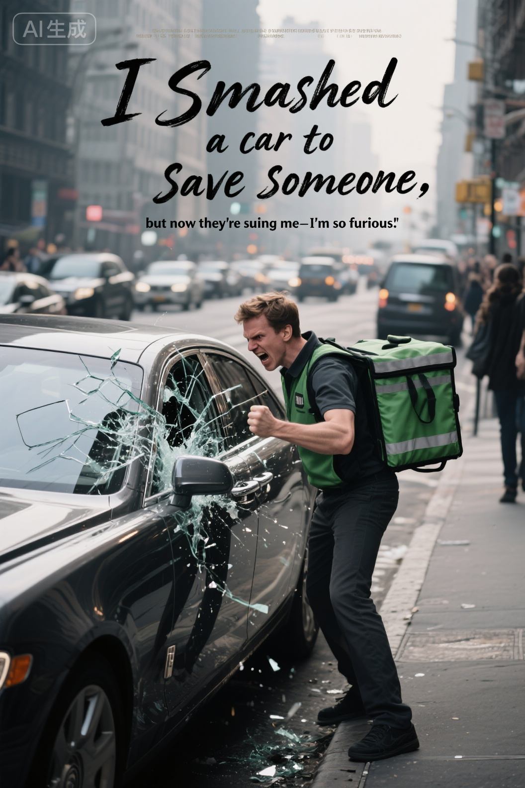 I smashed a car to save someone, but now they're suing me―I'm so furious