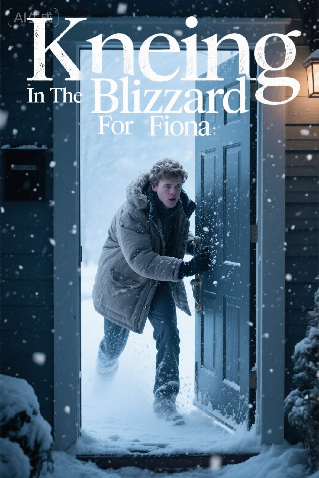 Kneeling In The Blizzard For Fiona