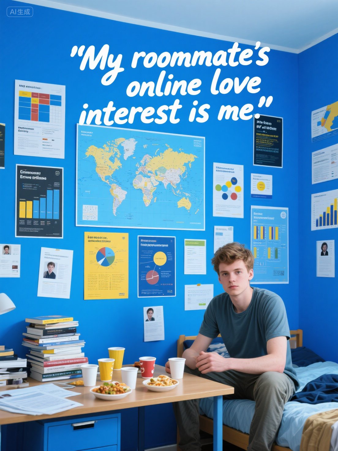 My roommate's online love interest is me