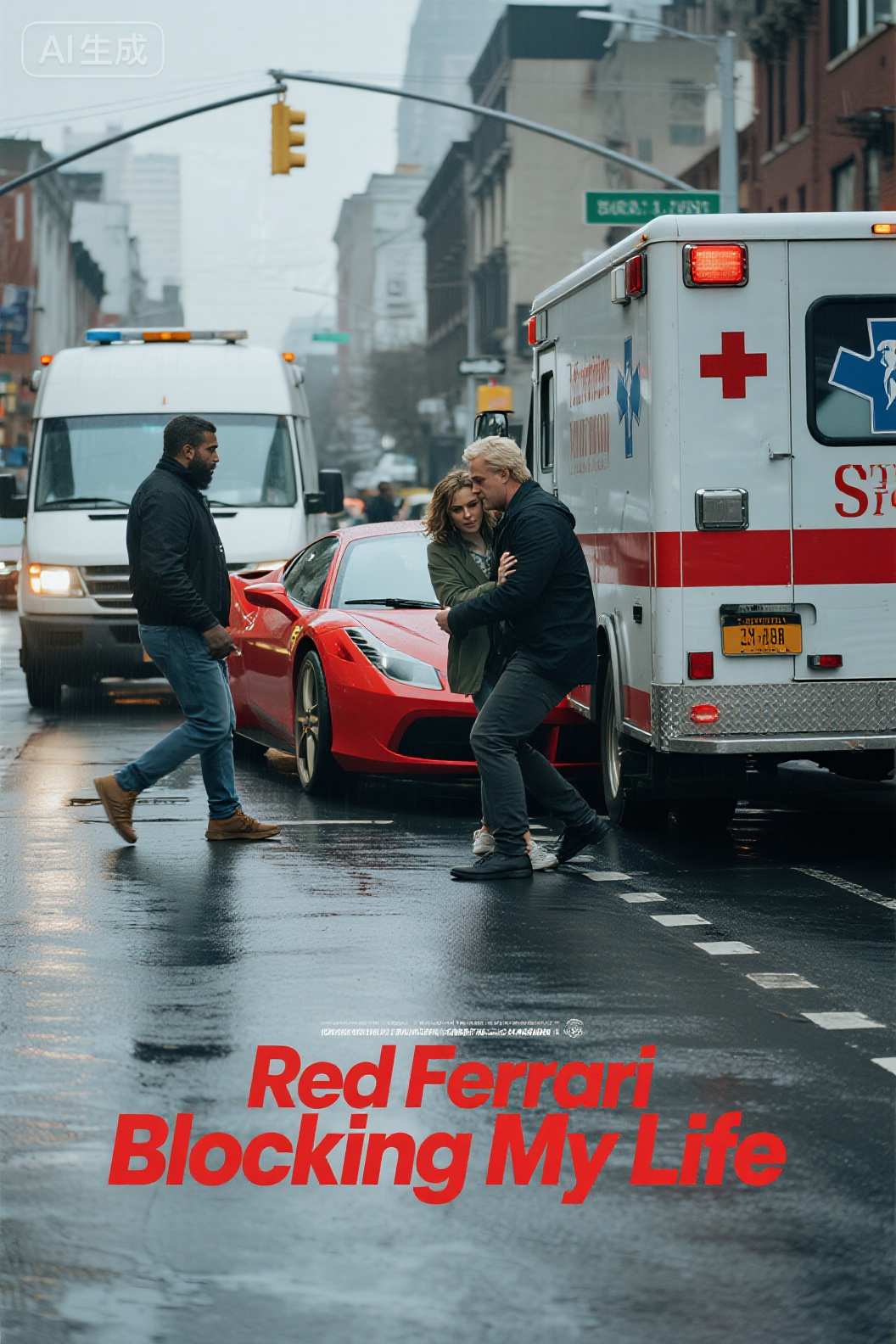 Red Ferrari Blocking My Life