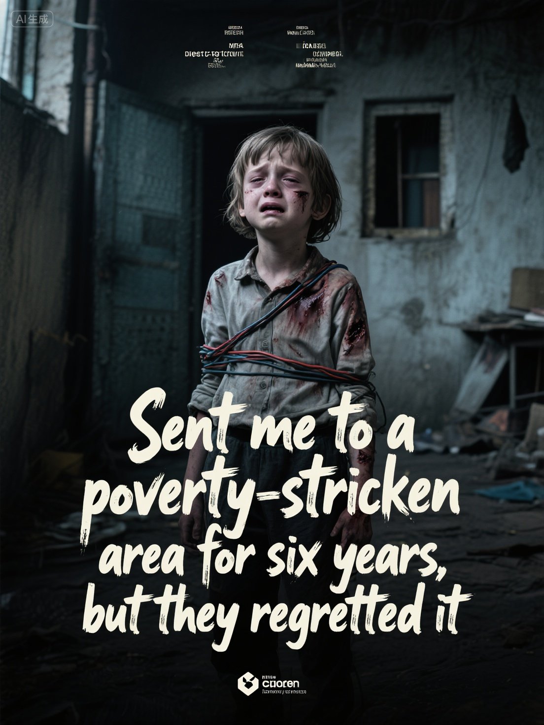 Sent me to a poverty-stricken area for six years, but they regretted it
