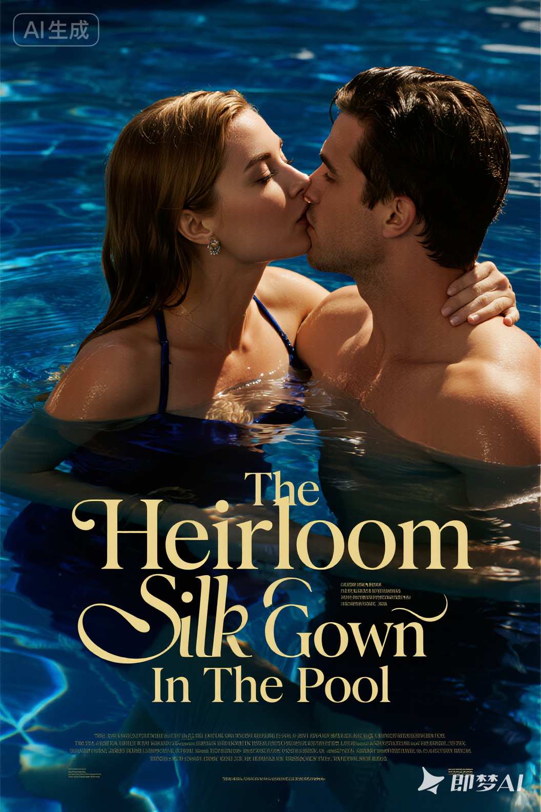 The Heirloom Silk Gown In The Pool