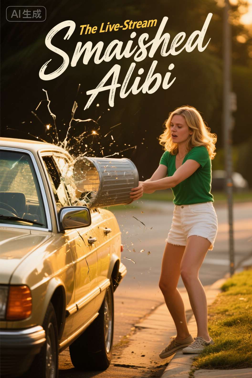 The Live-Stream Alibi, Smashed Mercedes