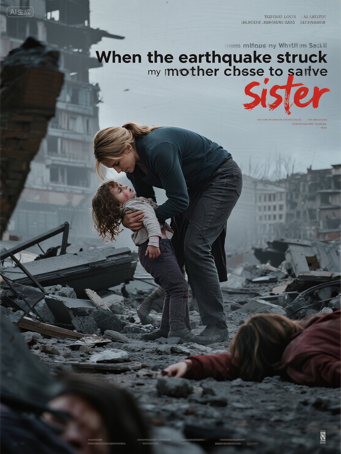 When the earthquake struck, my mother chose to save her sister