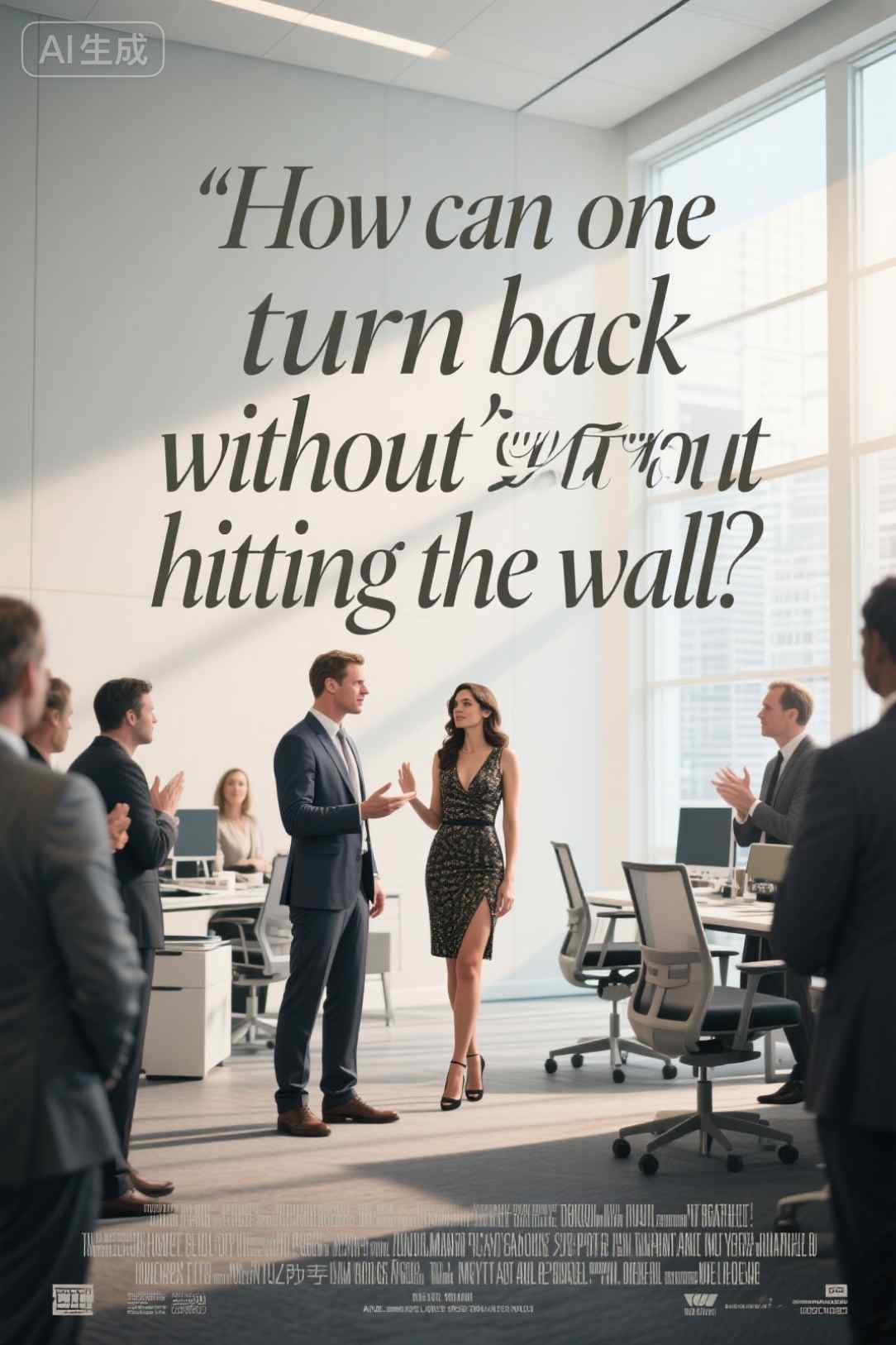 How can one turn back without hitting the wall