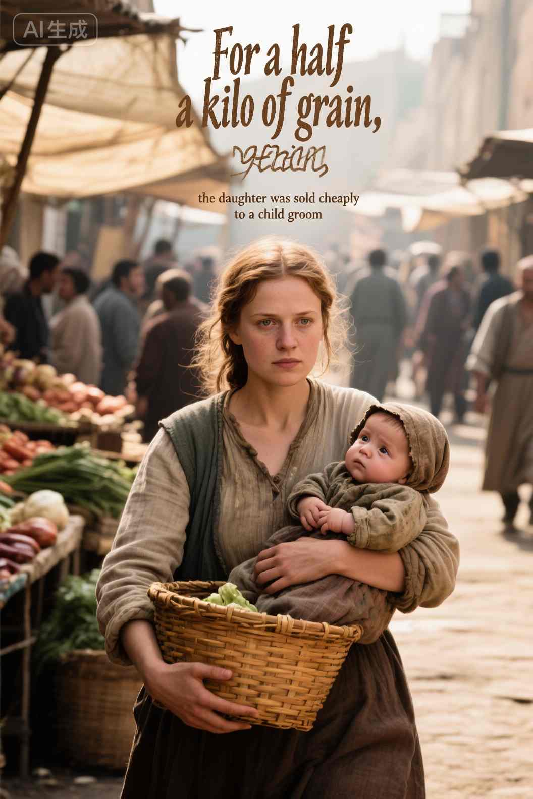 For a half a kilo of grain, the daughter was sold cheaply to a child groom