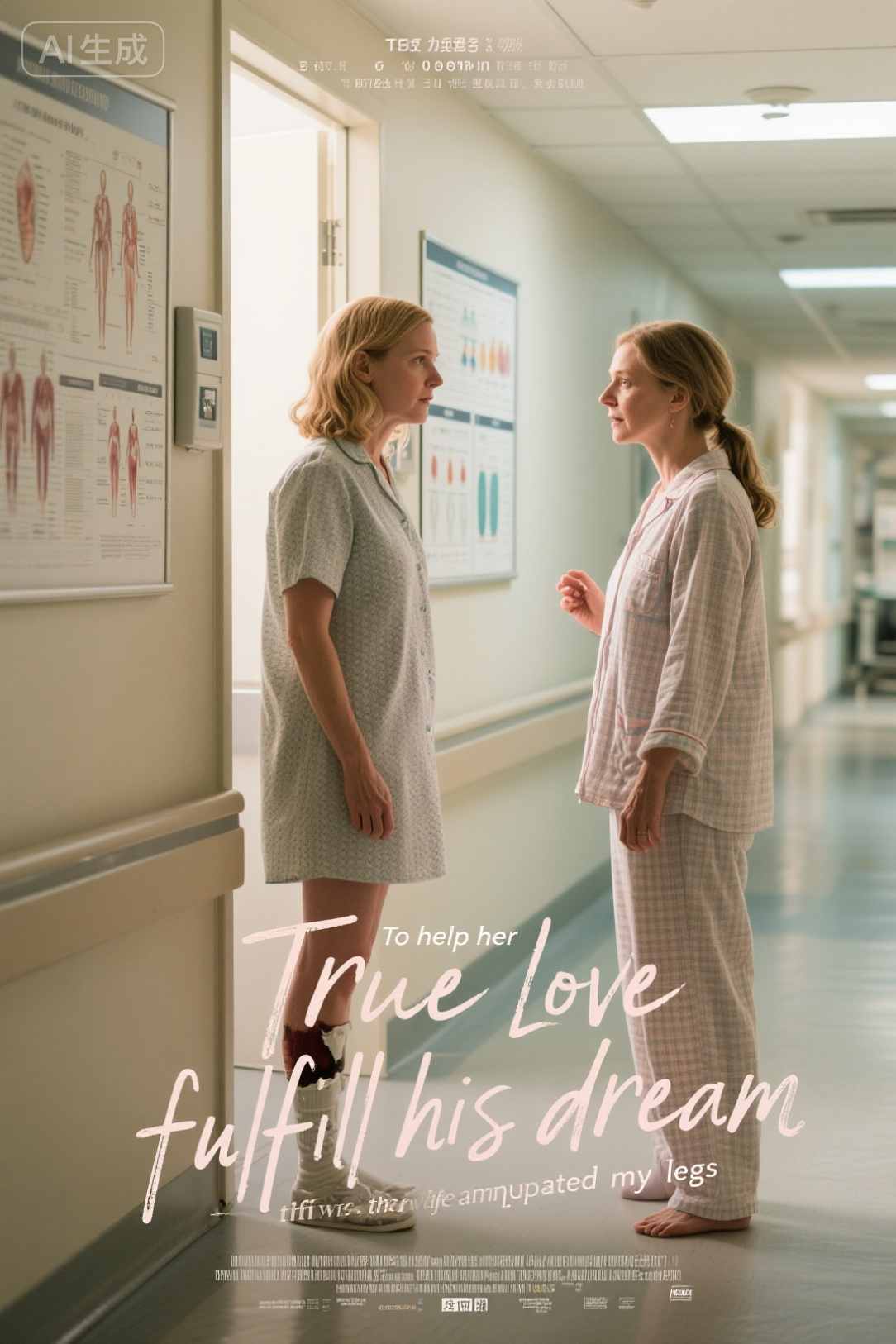 To help her true love fulfill his dream, the wife amputated my legs