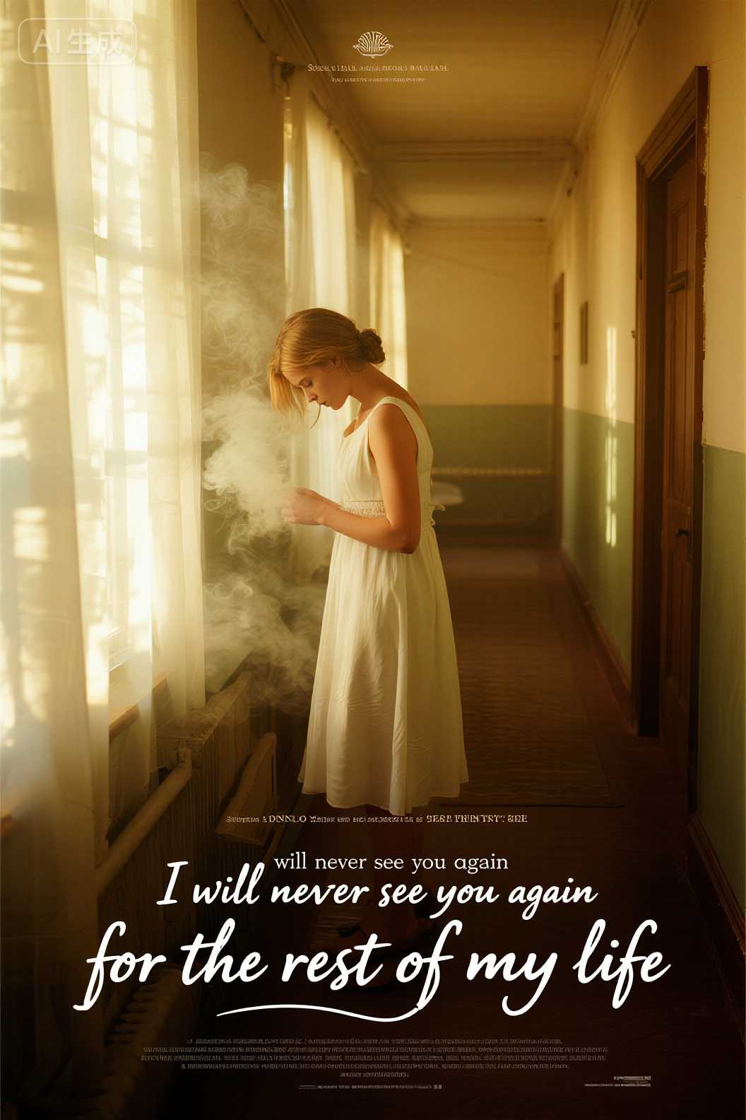 I will never see you again for the rest of my life