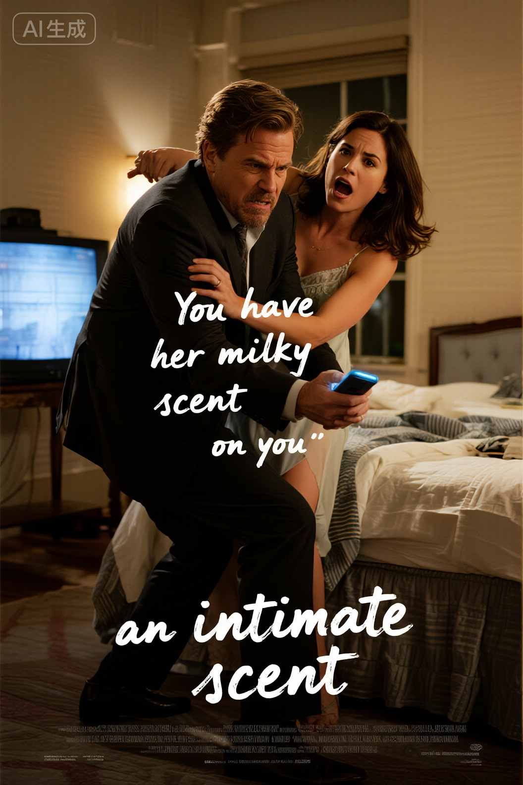 You have her milky scent on you
