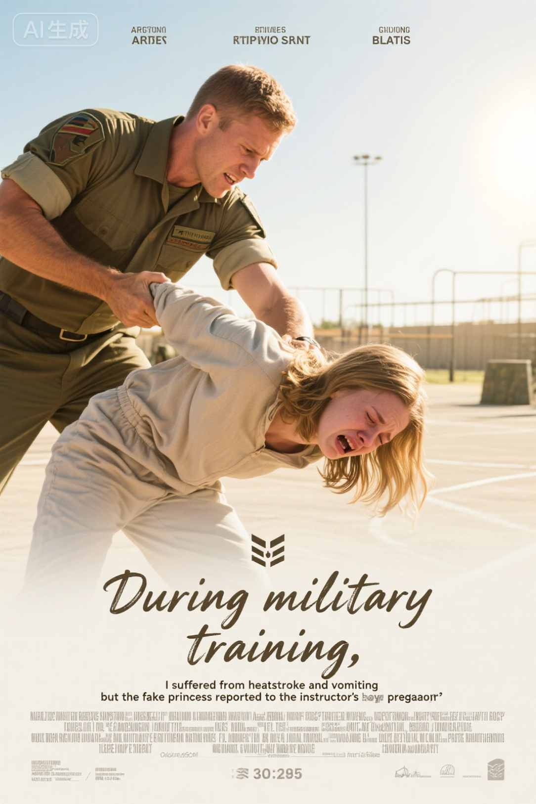 During military training, I suffered from heatstroke and vomiting, but the fake princess reported to the instructor's boyfriend that I was pregnant