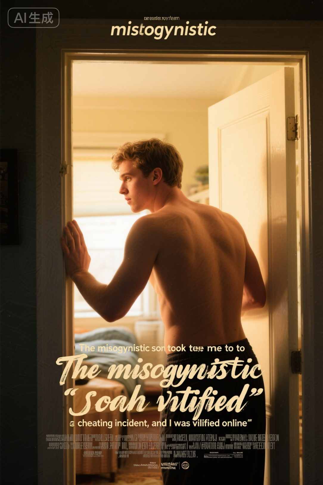 The misogynistic son took me to catch a cheating incident, and I was vilified online