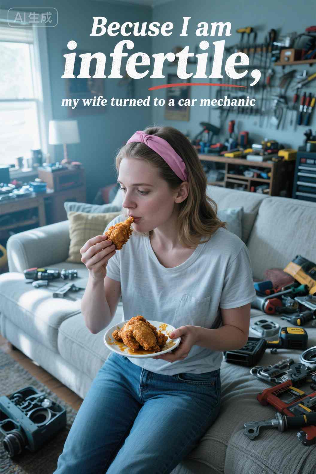 Because I am infertile, my wife turned to a car mechanic