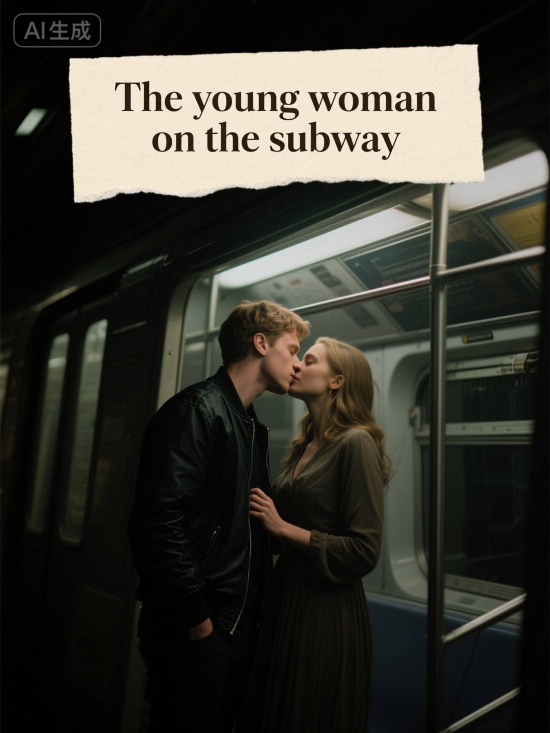 The young woman on the subway