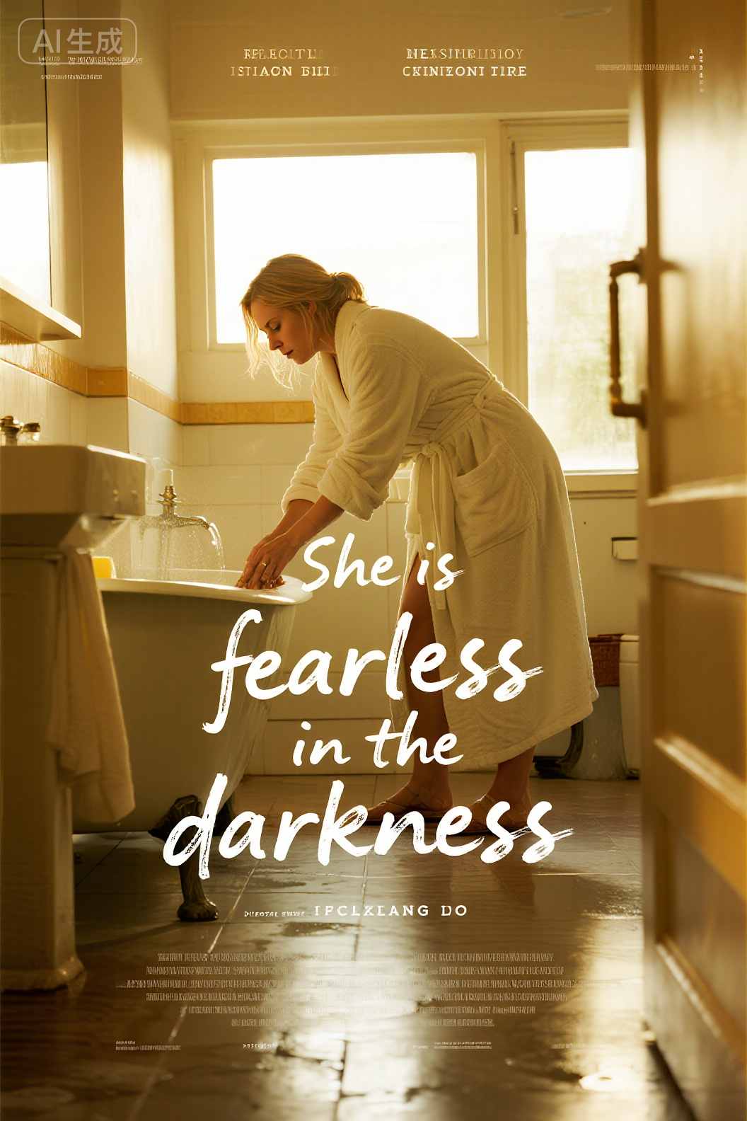 She is fearless in the darkness