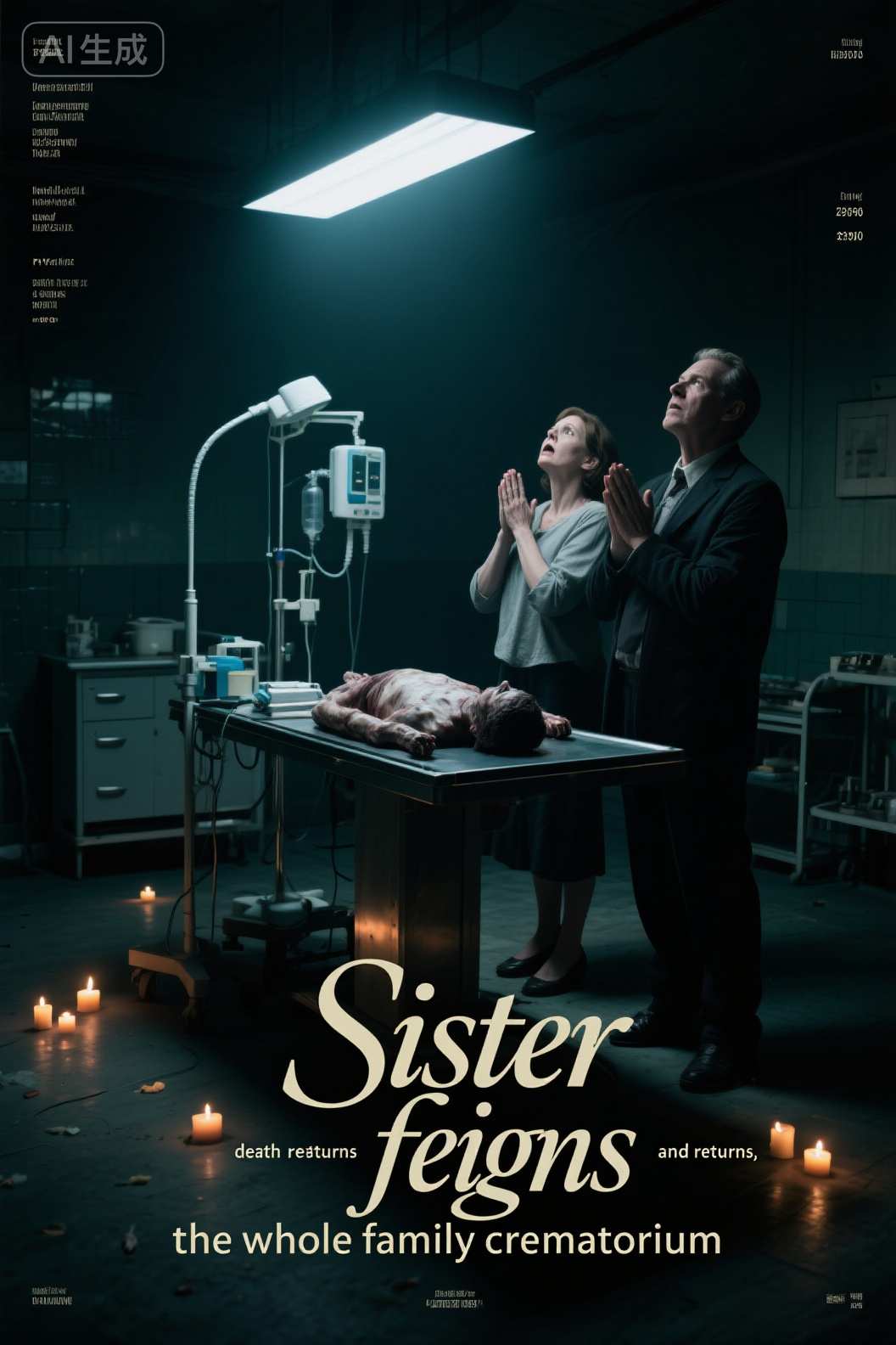 Sister feigns death and returns, the whole family crematorium