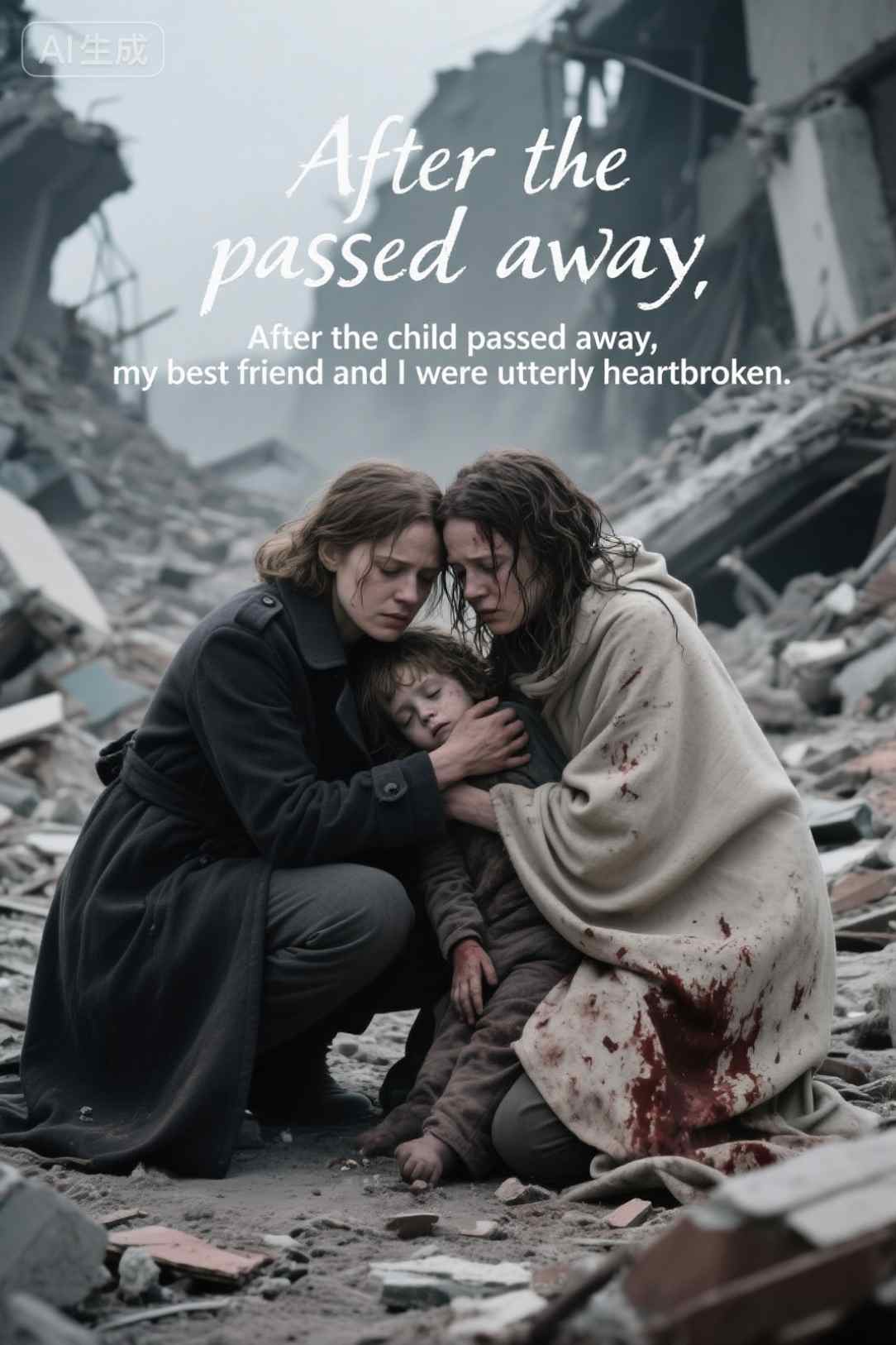 After the child passed away, my best friend and I were utterly heartbroken