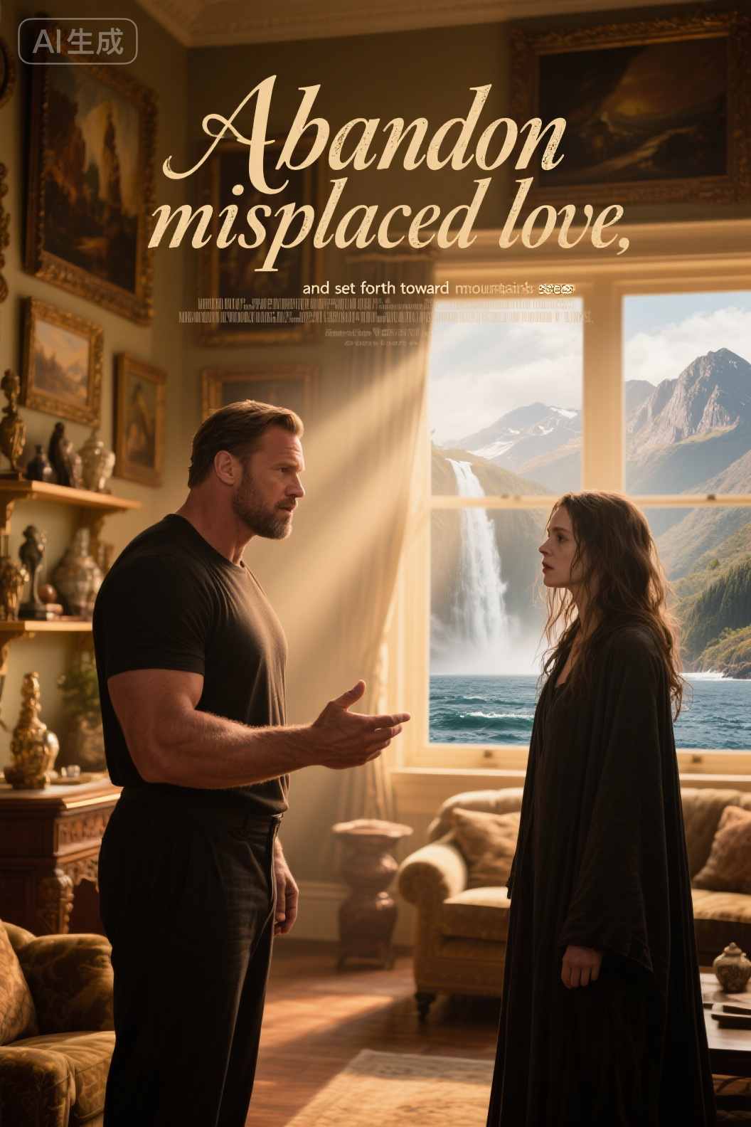 Abandon misplaced love, and set forth toward mountains and seas
