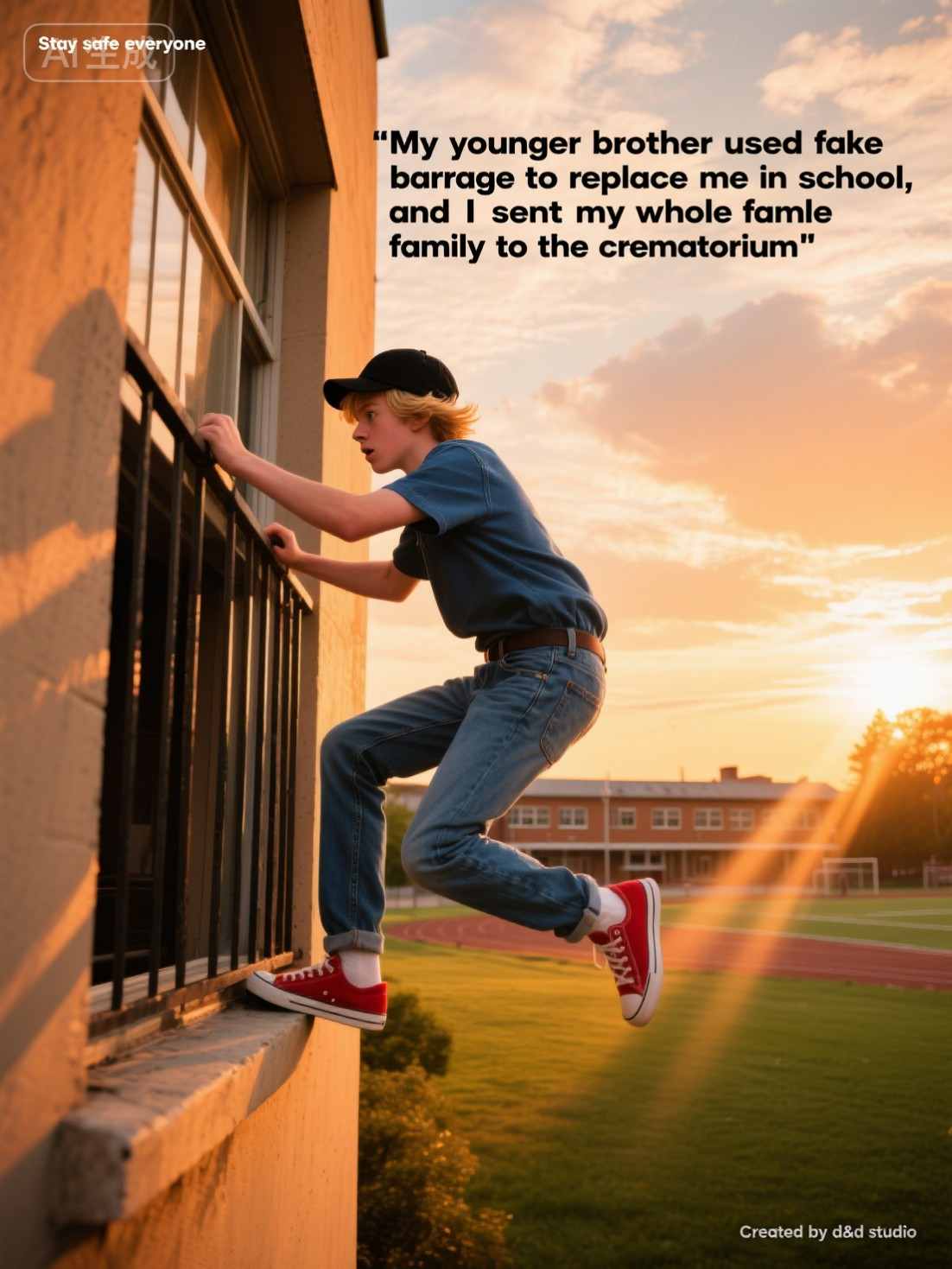 My younger brother used fake barrage to replace me in school, and I sent my whole family to the crematorium