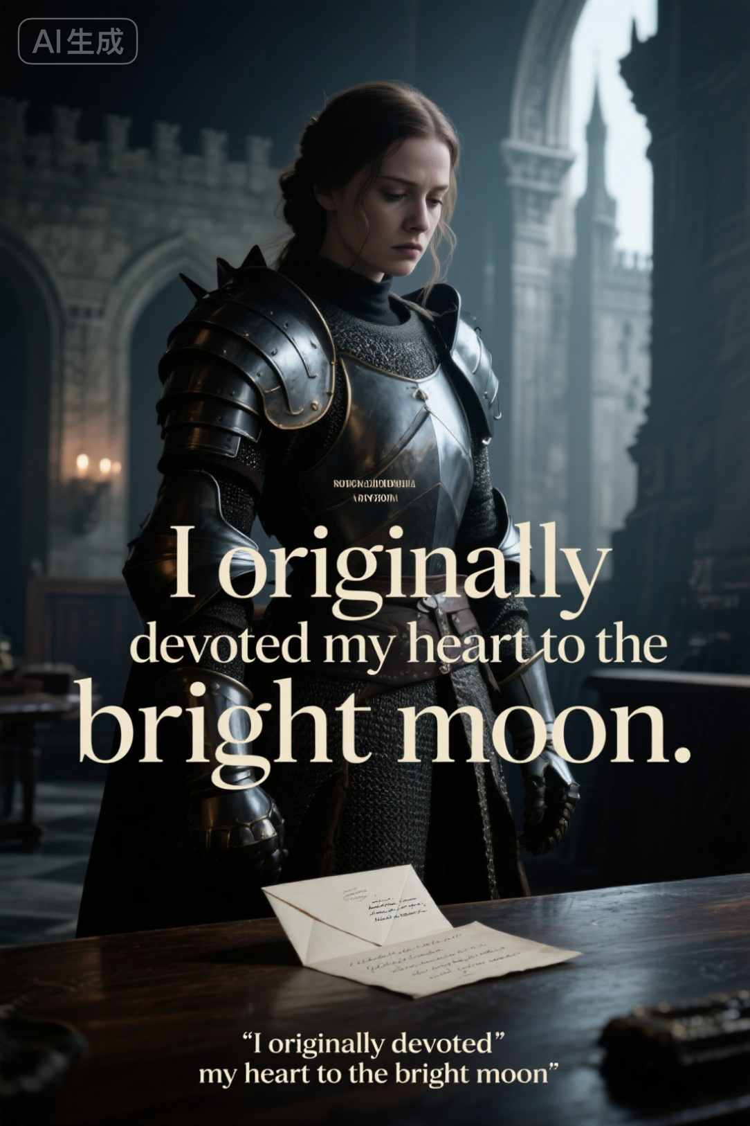 I originally devoted my heart to the bright moon