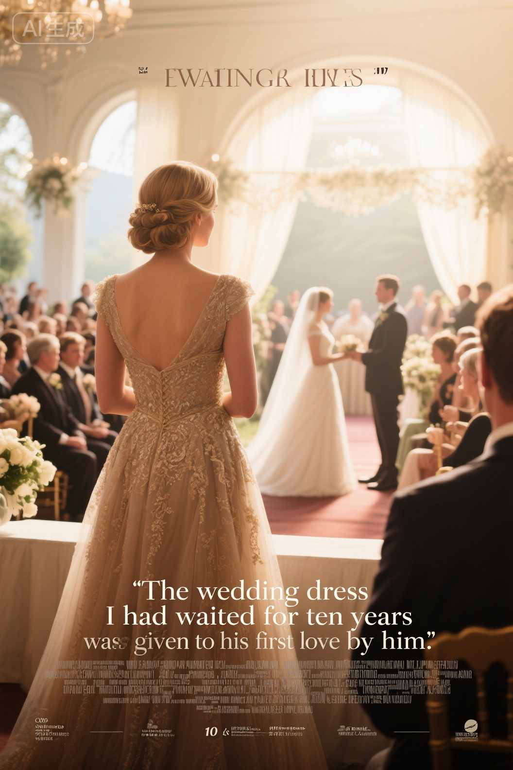The wedding dress I had waited for ten years was given to his first love by him