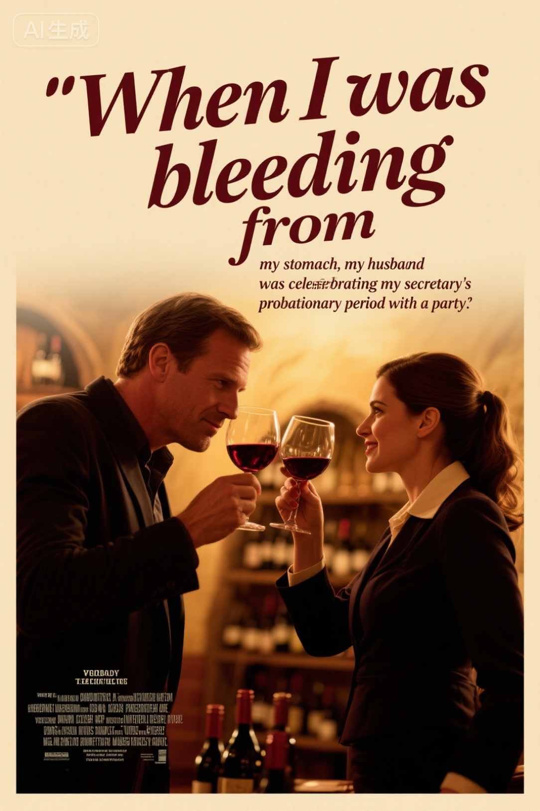 When I was bleeding from my stomach, my husband was celebrating my secretary's probationary period with a party