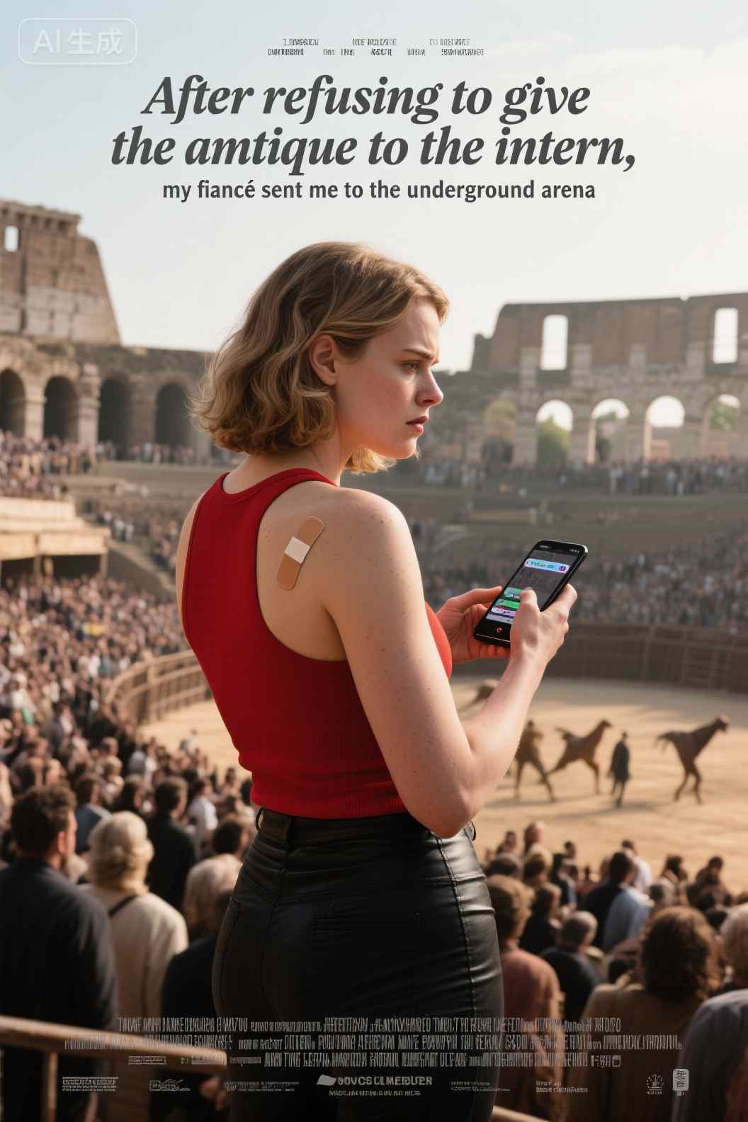 After refusing to give the antique to the intern, my fiancé sent me to the underground arena