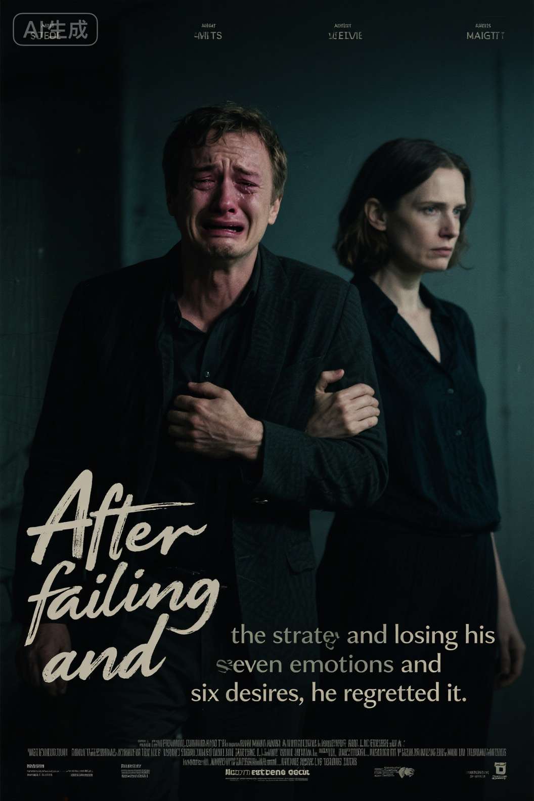 After failing the strategy and losing his seven emotions and six desires, he regretted it
