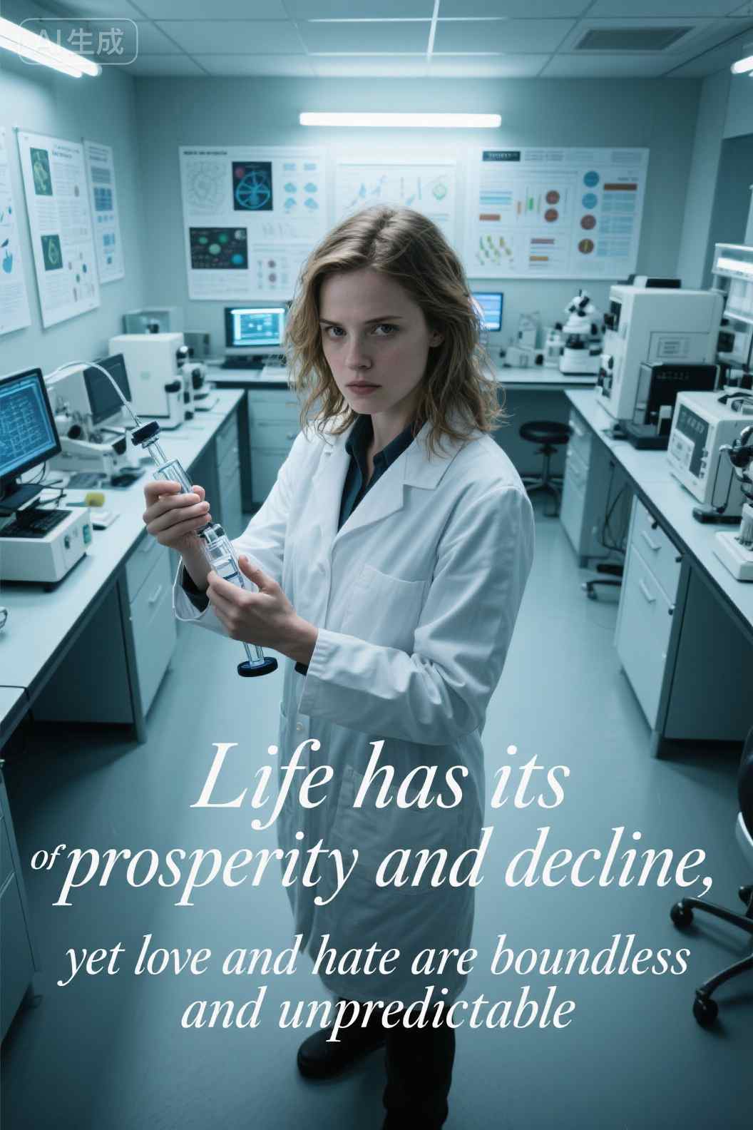 Life has its cycles of prosperity and decline, yet love and hate are boundless and unpredictable