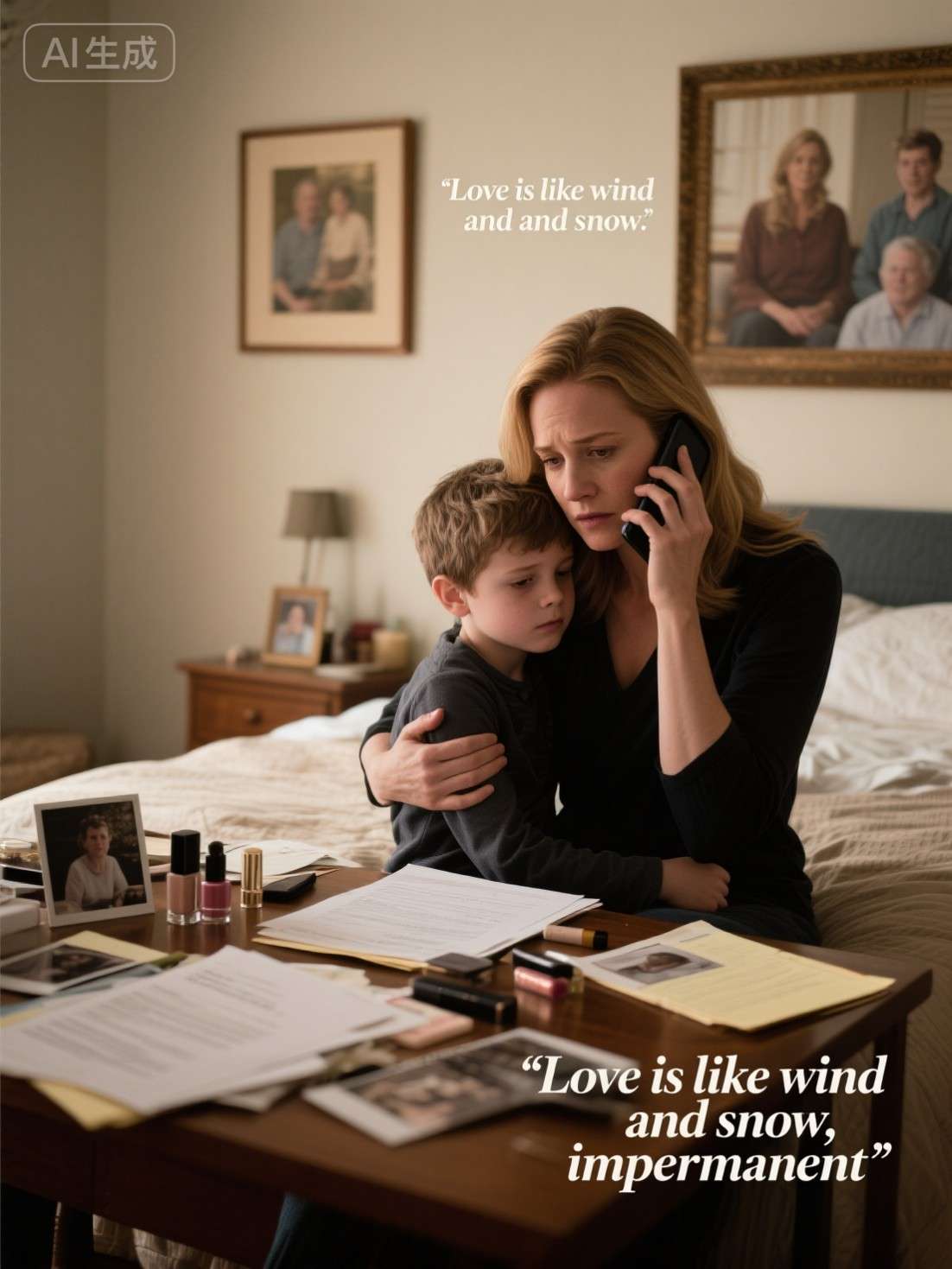 Love is like wind and snow, impermanent