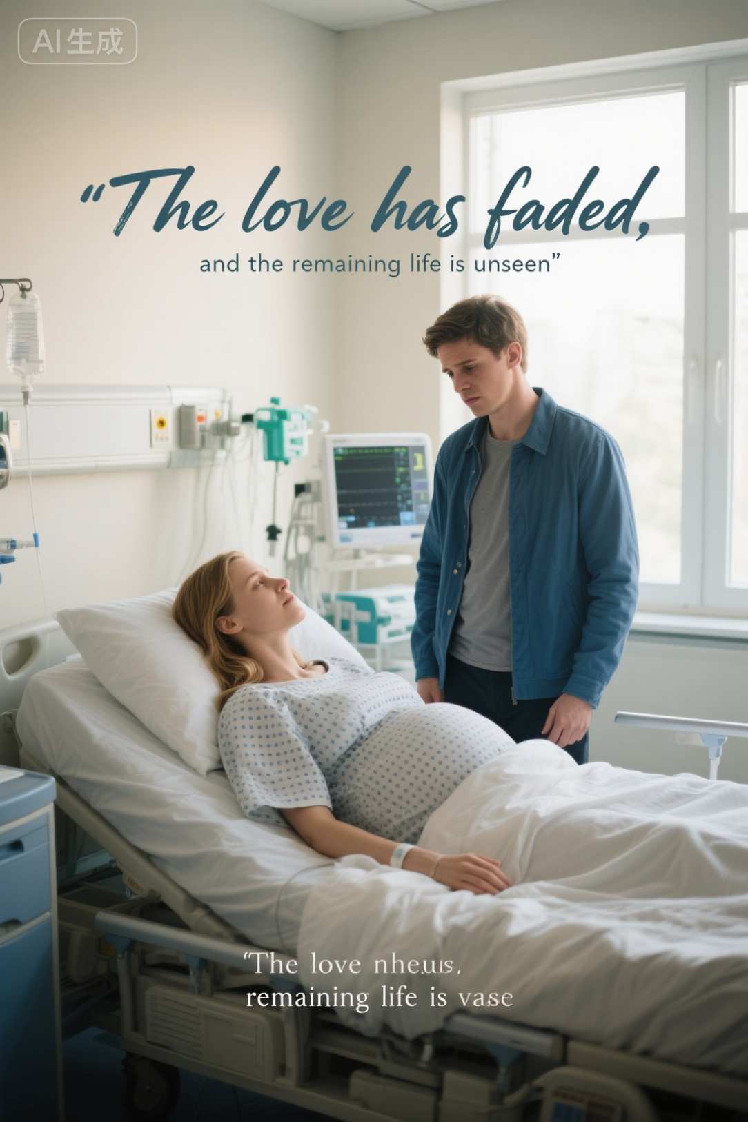 The love has faded, and the remaining life is unseen