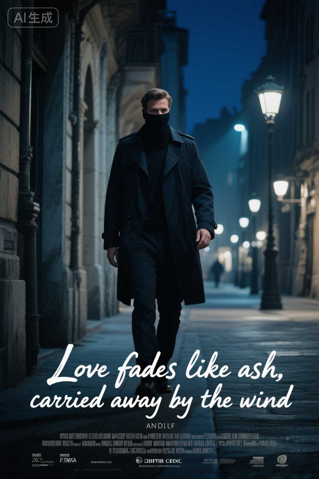 Love fades like ash, carried away by the wind