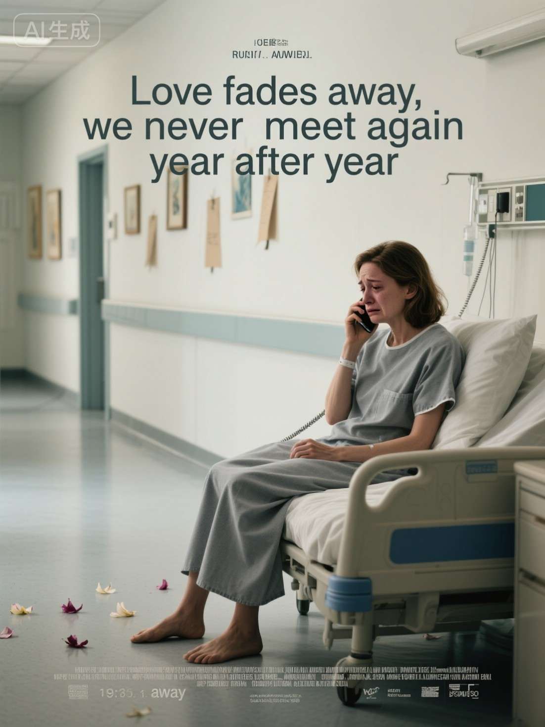 Love fades away, we never meet again year after year