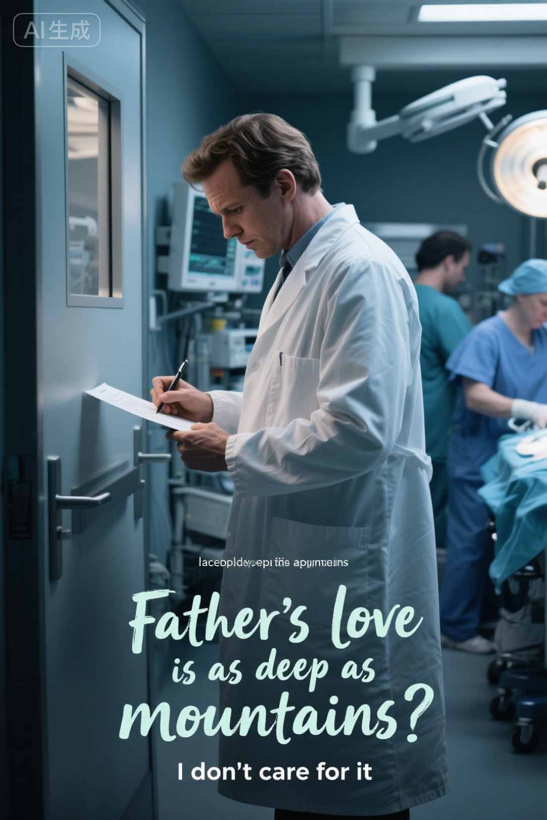 Father's love is as deep as mountains? I don't care for it