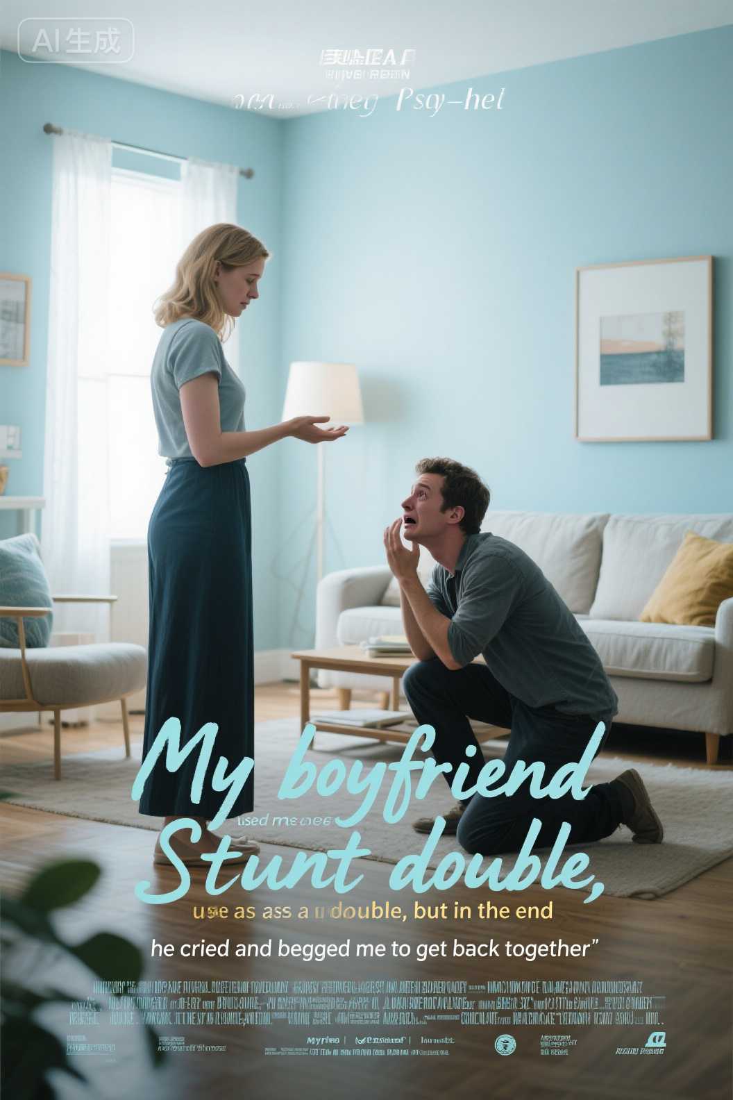 My boyfriend used me as a stunt double, but in the end, he cried and begged me to get back together