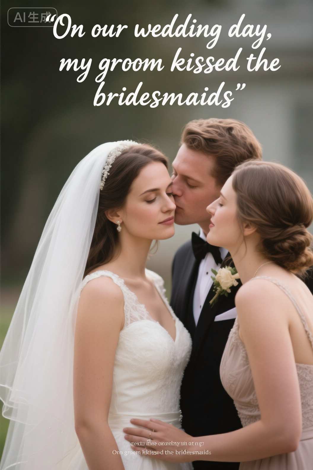 On our wedding day, my groom kissed the bridesmaids