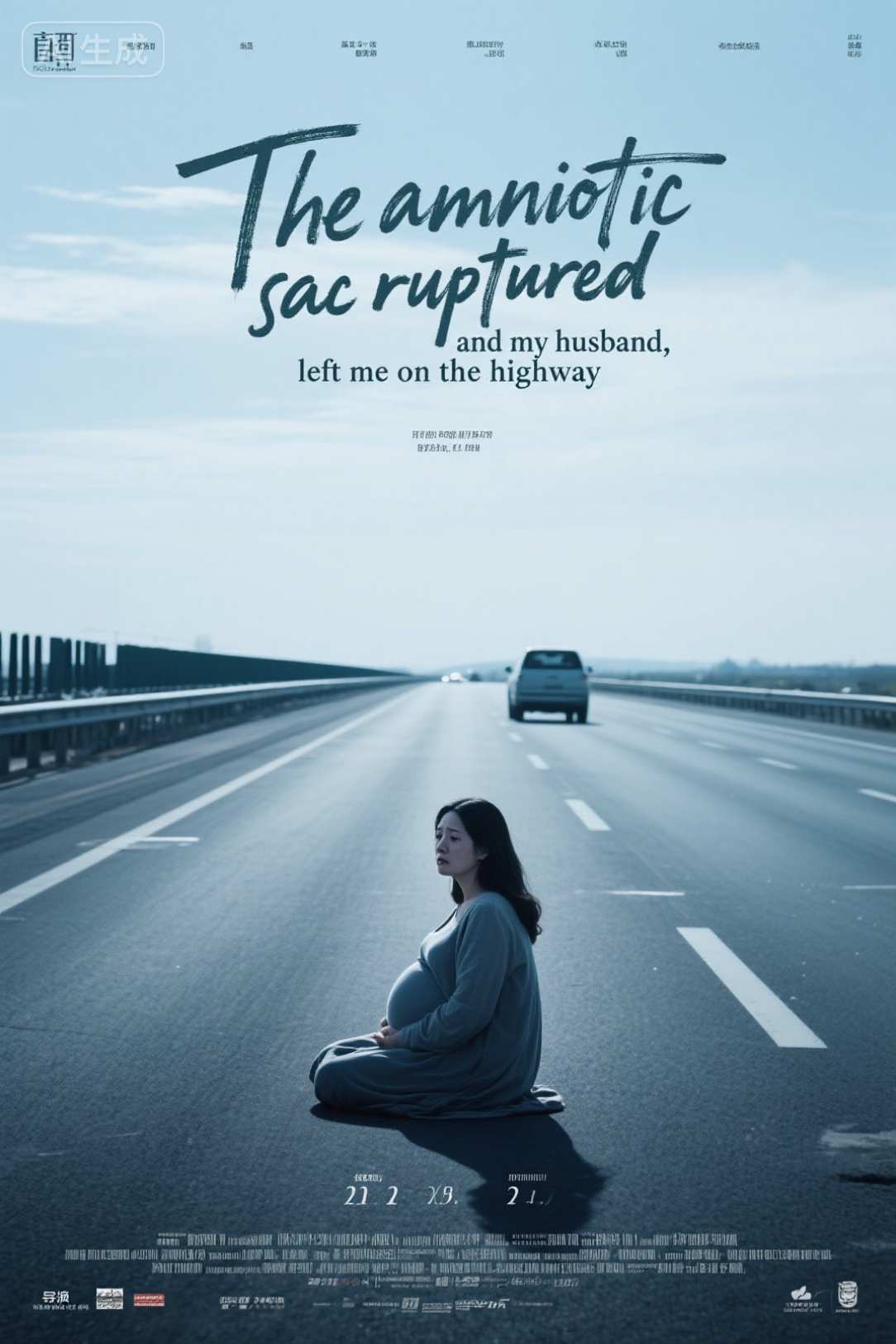 The amniotic sac ruptured, and my husband left me on the highway