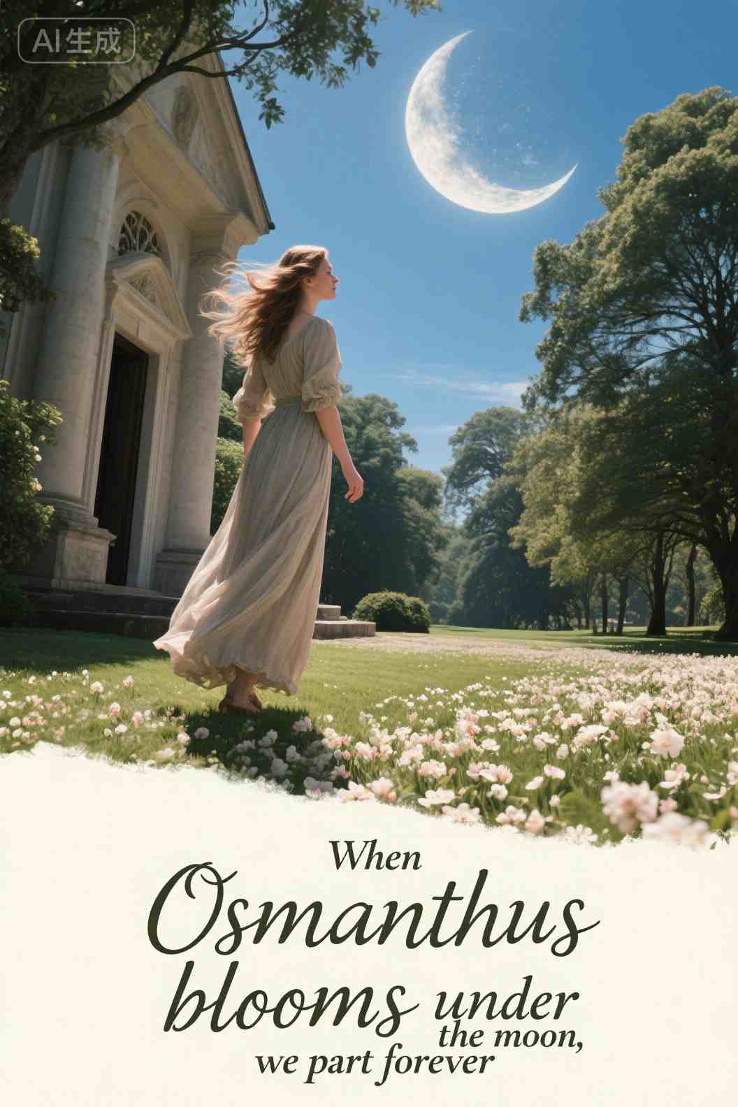 When osmanthus blooms under the moon, we part forever