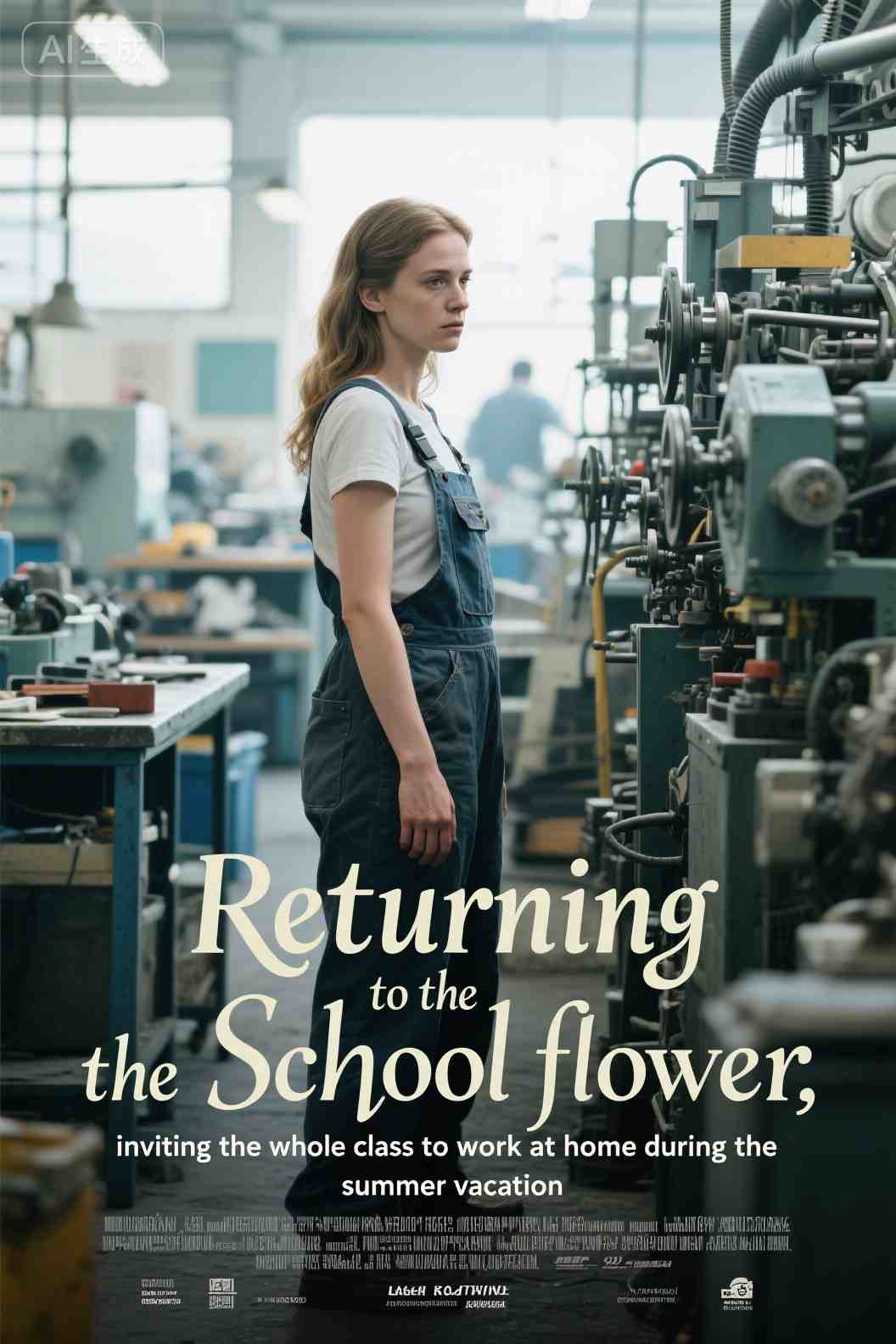 Returning to the school flower, inviting the whole class to work at home during the summer vacation
